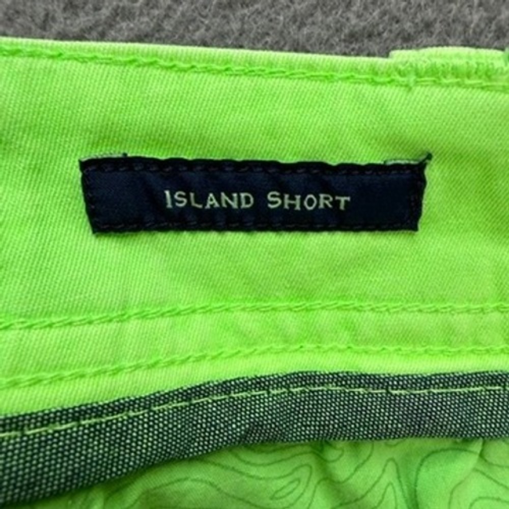 Vineyard Vines Island Short Slim Fit Mens 34 Green‎ Chino Cotton Beach Casual - Picture 4 of 11